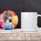 Edge Collections - 4" - Multicolor - Moisture Absorbing Sandstone Table Coasters - 4 Pieces